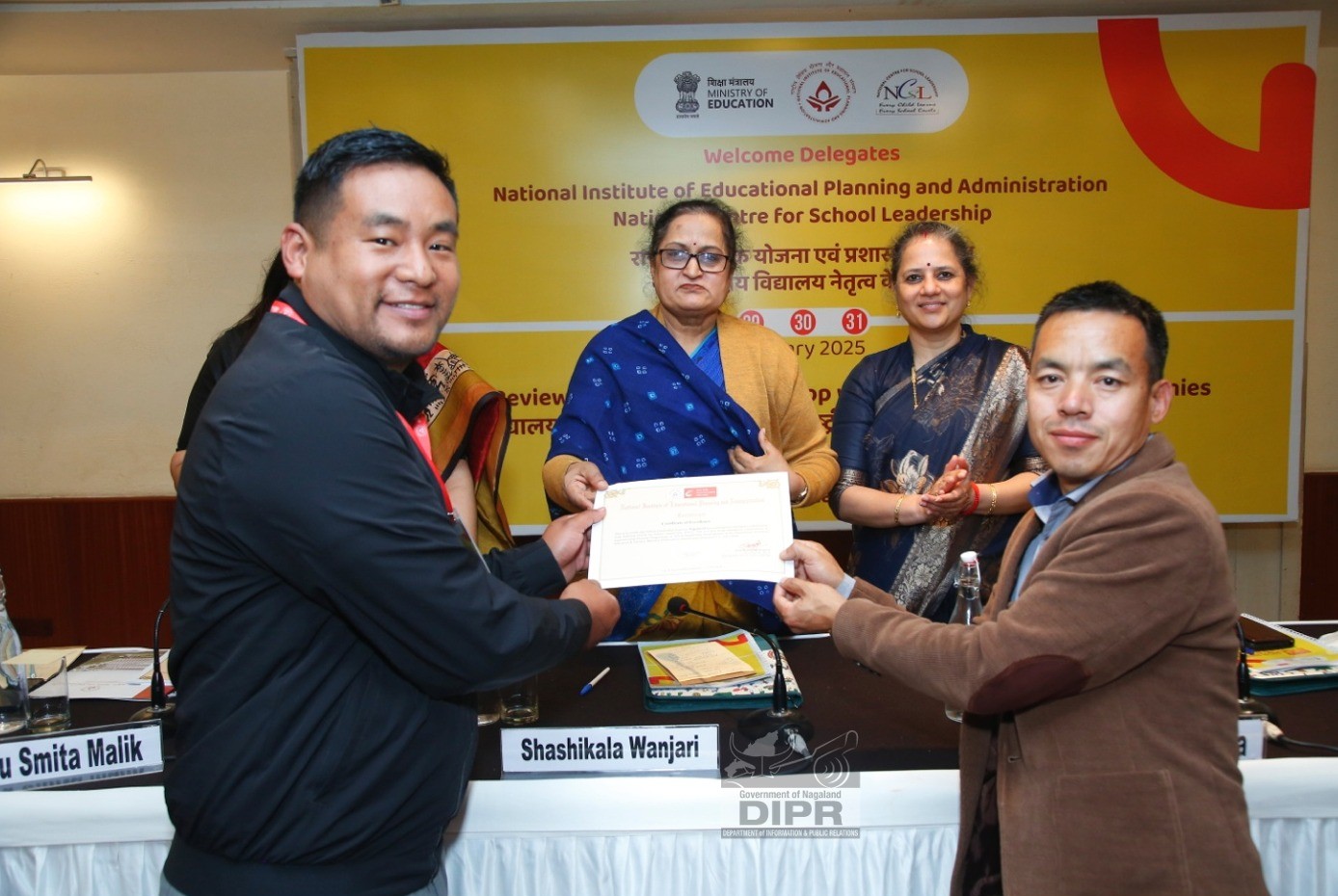 SLA SCERT, NAGALAND GETS CERTIFICATE OF EXCELLENCE FOR 2ND CONSECUTIVE YEAR