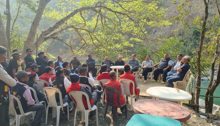 NAGALAND CM & OFFICIALS REVIEW LOWER TIZU HYDRO PROJECT
