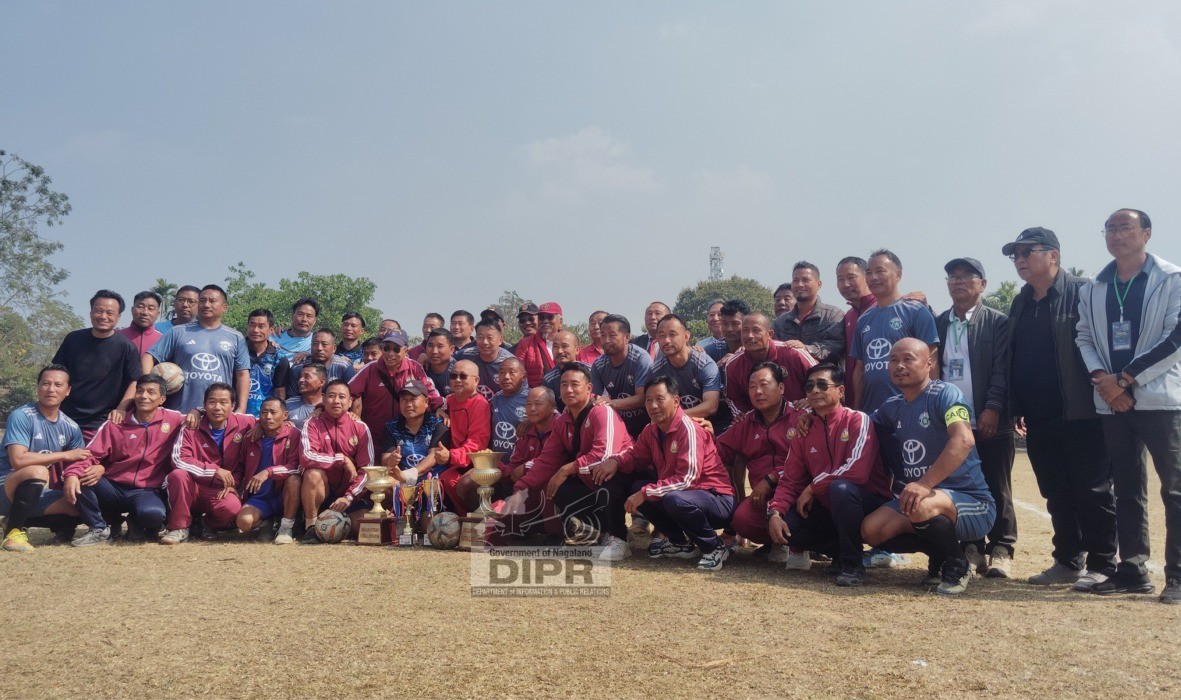 KOHIMA TEAM EMERGED AS THE CHAMPION OF THE 12TH NAGALAND VETERANS’ FOOTBALL TOURNAMENT