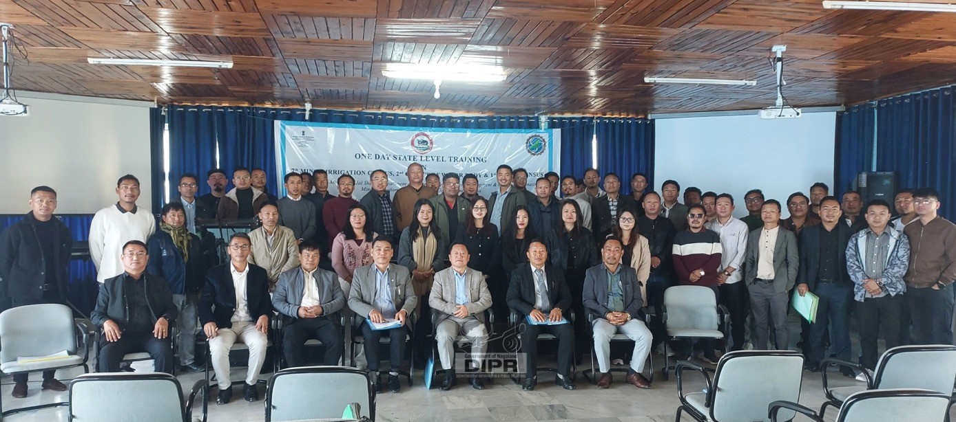 STATE LEVEL WORKSHOP ON 7TH MINOR IRRIGATION STATISTICS, 2ND CENSUS OF WATER BODIES AND 1ST SPRING CENSUS HELD AT KOHIMA