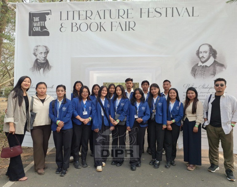 YINGLI COLLEGE LONGLENG PARTICIPATES IN LITERATURE FESTIVAL & BOOK FAIR IN DIMAPUR