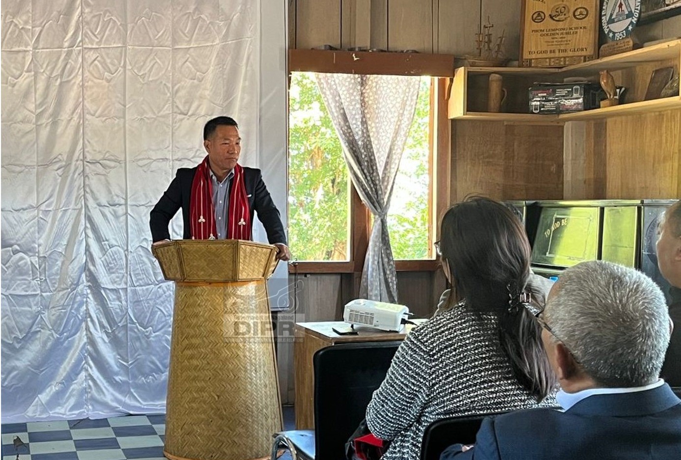 MINISTER PAIWANG KONYAK VISITS LONGLENG