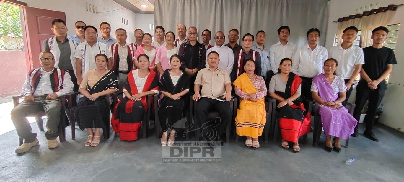 A reception was held to welcome incoming DC Tseminyu, Japheth Woch, NCS organised by Rengma Hoho at Riga Thong Memorial Hall, Rengma Hoho building on 13th June 2025.(DIPR) 