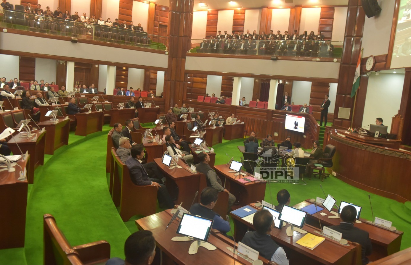 SPEAKER SHARINGAIN LONGKUMER ADJOURNED THE SIXTH SESSION OF THE 14TH NAGALAND LEGISLATIVE ASSEMBLY SINE DIE