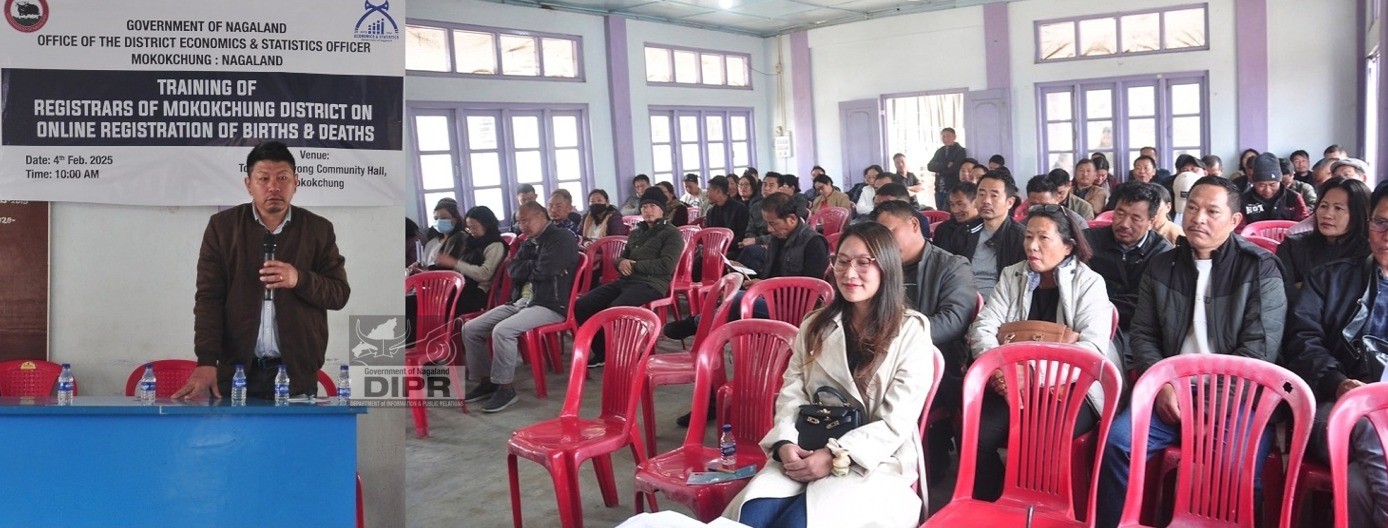 ONLINE TRAINING ON REGISTRATION OF BIRTHS & DEATHS HELD AT MOKOKCHUNG