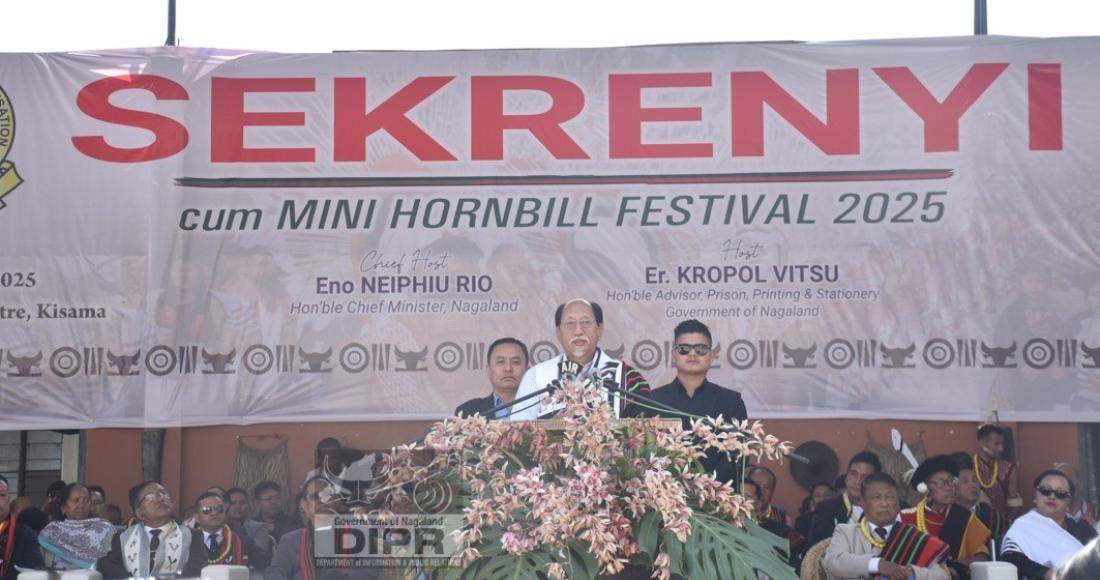 CM NEIPHIU RIO GRACES SEKRENYI CUM MINI HORNBILL FESTIVAL AT KISAMA