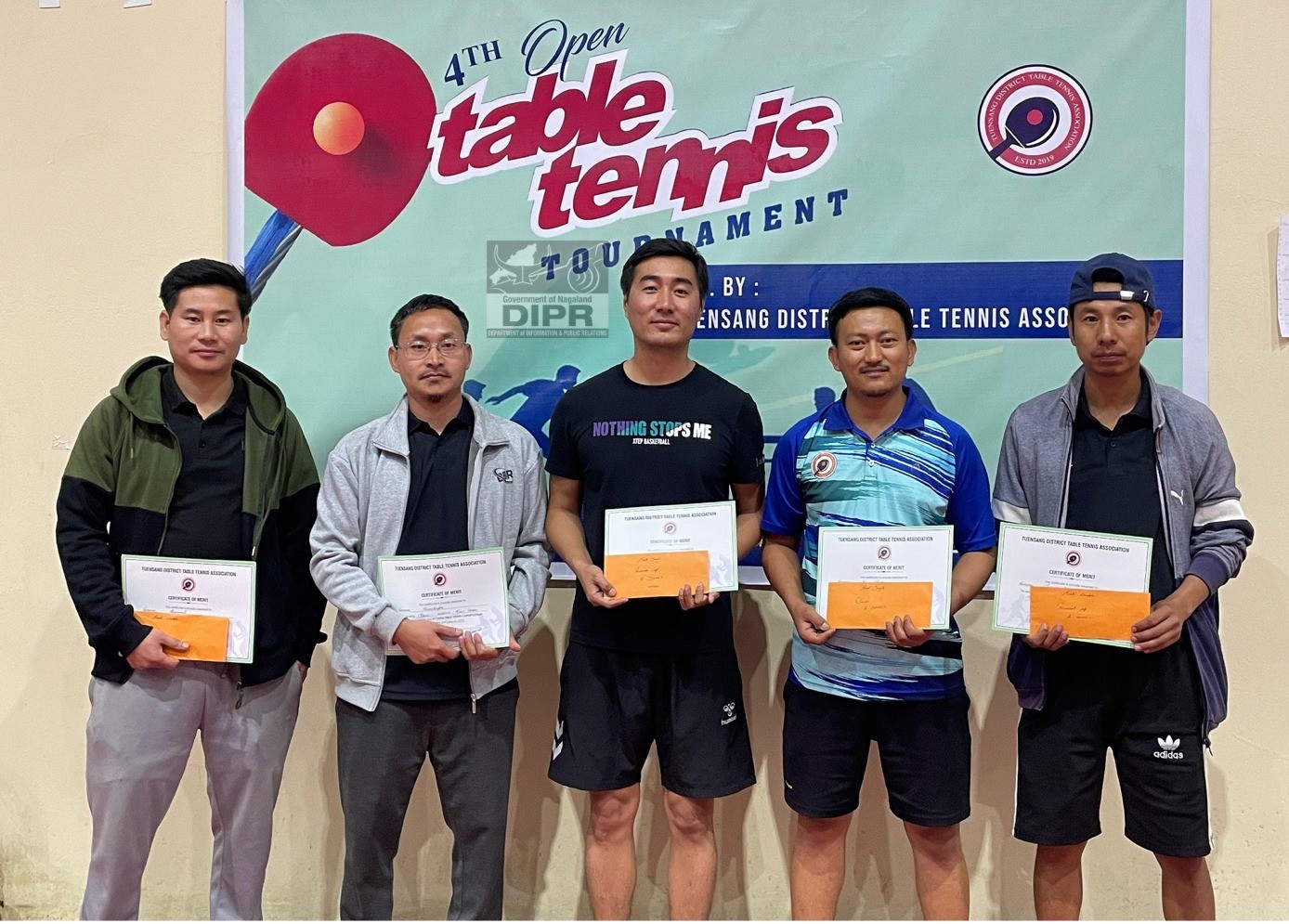 4th EDITION OF OPEN TABLE TENNIS HELD AT TUENSANG