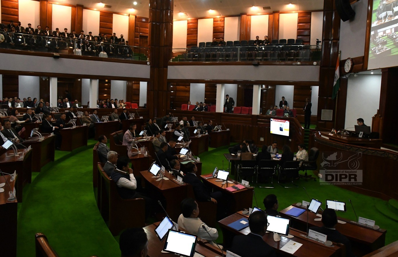 GOVERNOR OF NAGALAND, LA GANESAN, ADDRESSES THE FIRST SESSION OF THE 6TH SESSION OF THE 14TH NAGALAND LEGISLATIVE ASSEMBLY ON 3RD MARCH 2025