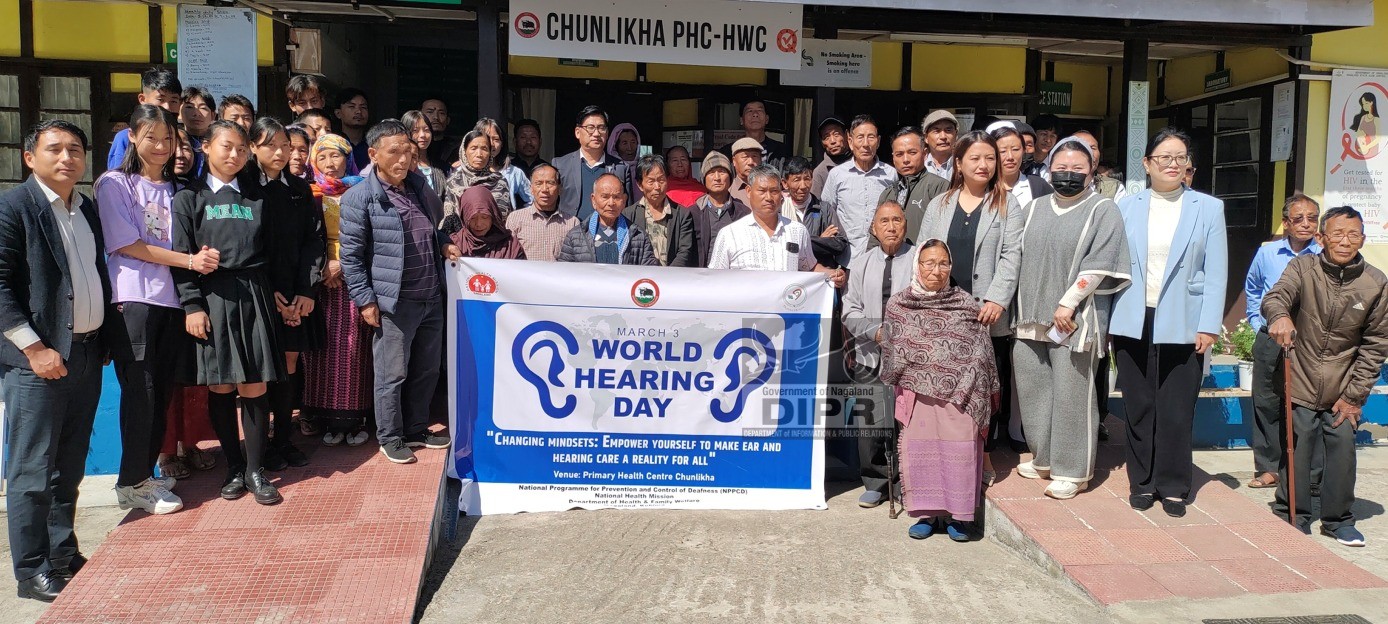 WORLD HEARING DAY CELEBRATED AT TSEMINYU