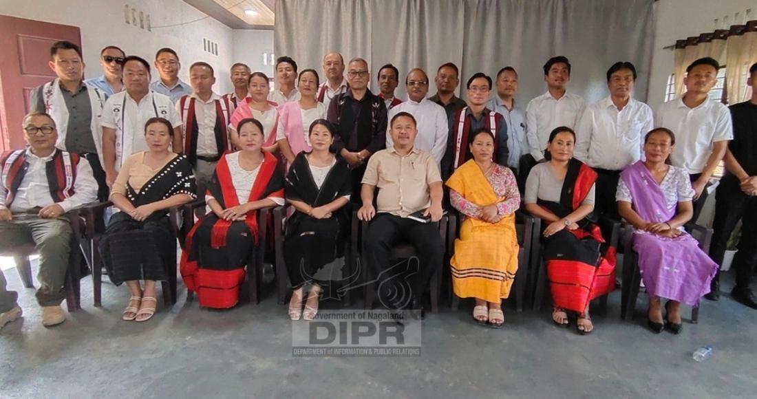 A reception was held to welcome incoming DC Tseminyu, Japheth Woch, NCS organised by Rengma Hoho at Riga Thong Memorial Hall, Rengma Hoho building on 13th June 2025.(DIPR) 