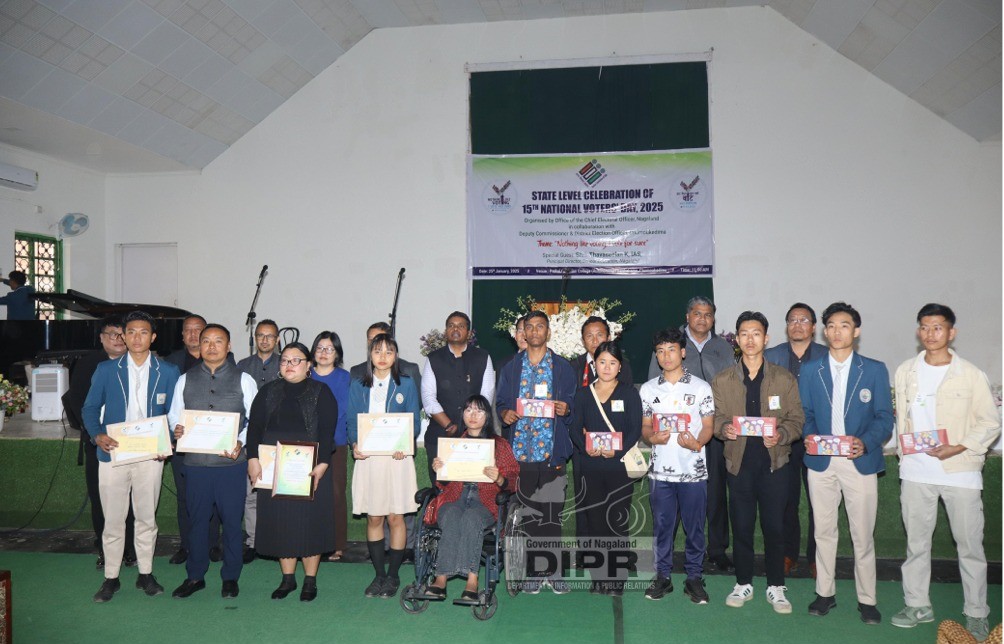 STATE-LEVEL CELEBRATION OF 15TH NATIONAL VOTERS' DAY IN NAGALAND