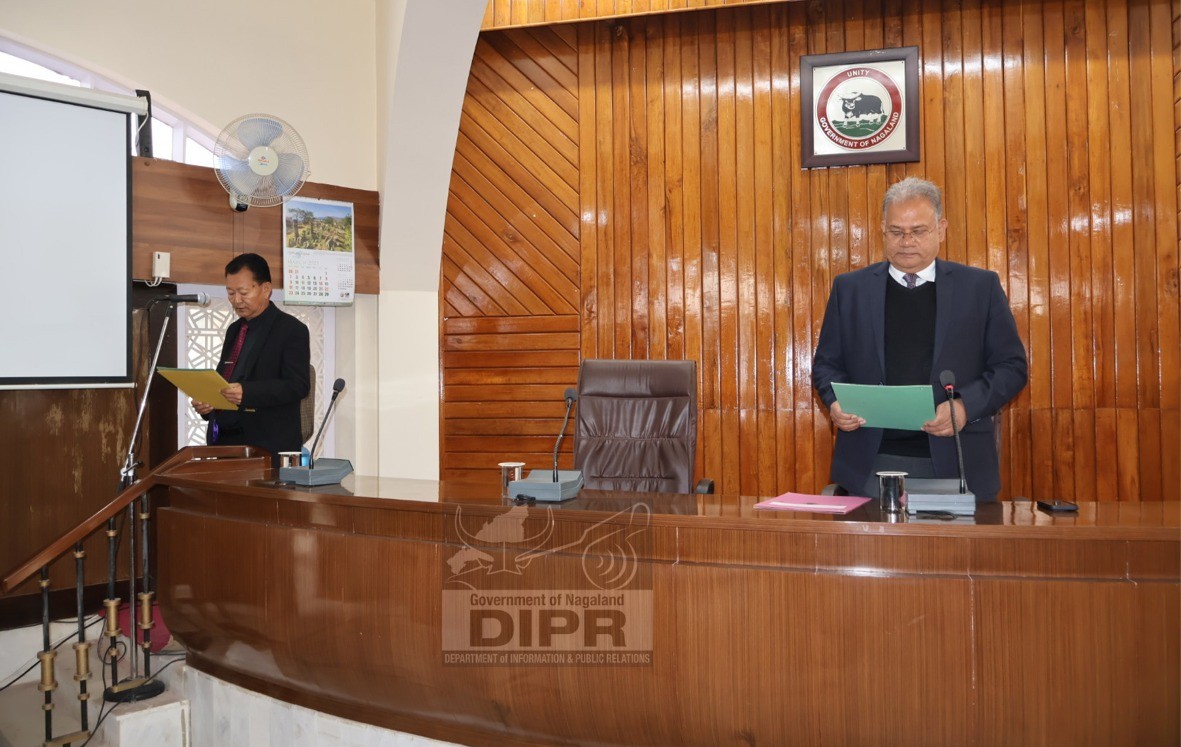 OATH-TAKING CEREMONY OF CHIEF INFORMATION COMMISSIONER, NAGALAND