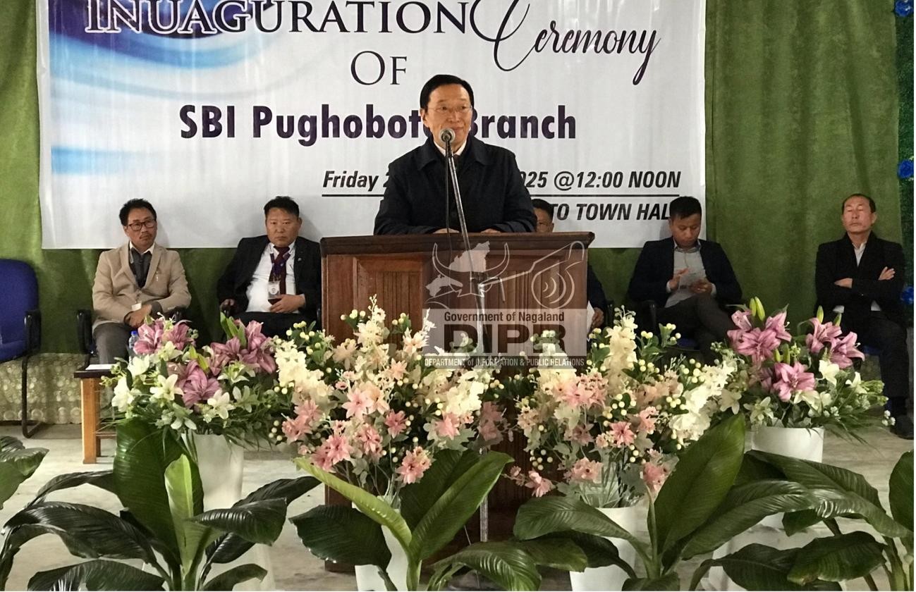 STATE BANK OF INDIA INAUGURATES FIRST BRANCH IN PUGHOBOTO, USHERING IN A NEW ERA OF FINANCIAL INCLUSION