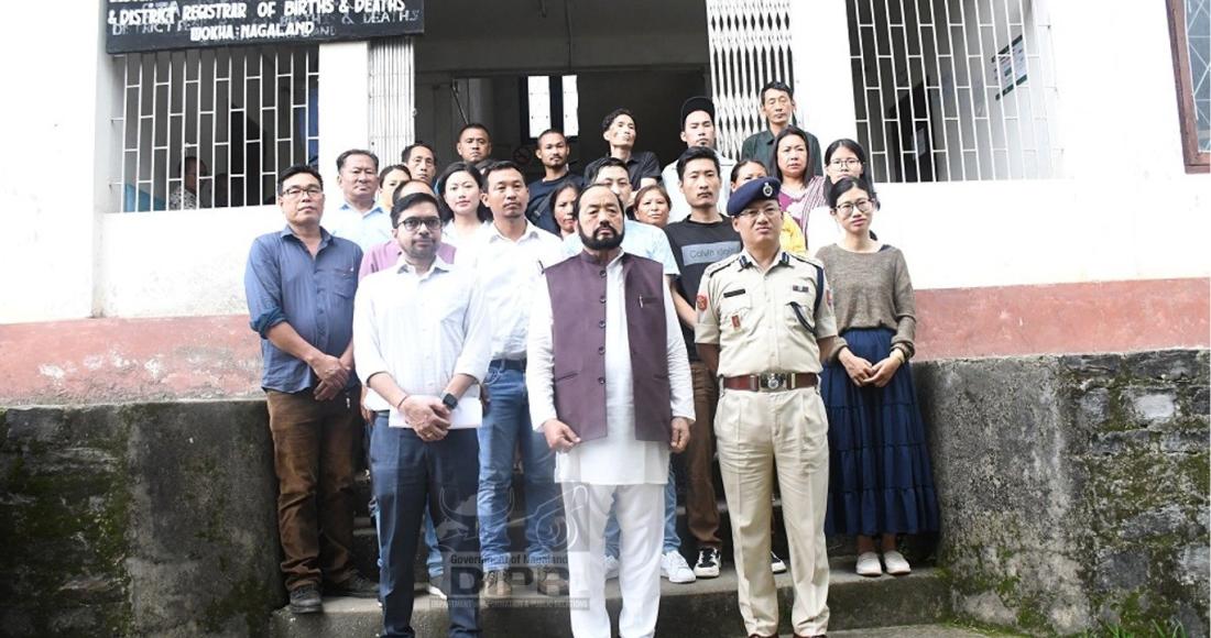 DEPUTY CM YANTHUNGO PATTON CONDUCTS SURPRISE INSPECTIONS IN WOKHA GOVERNMENT OFFICES