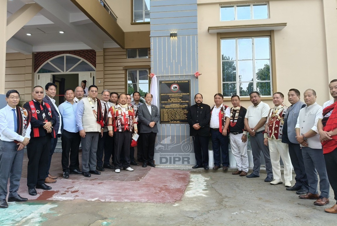 CM INAUGURATES DC’S BUNGALOW AT MOKOKCHUNG