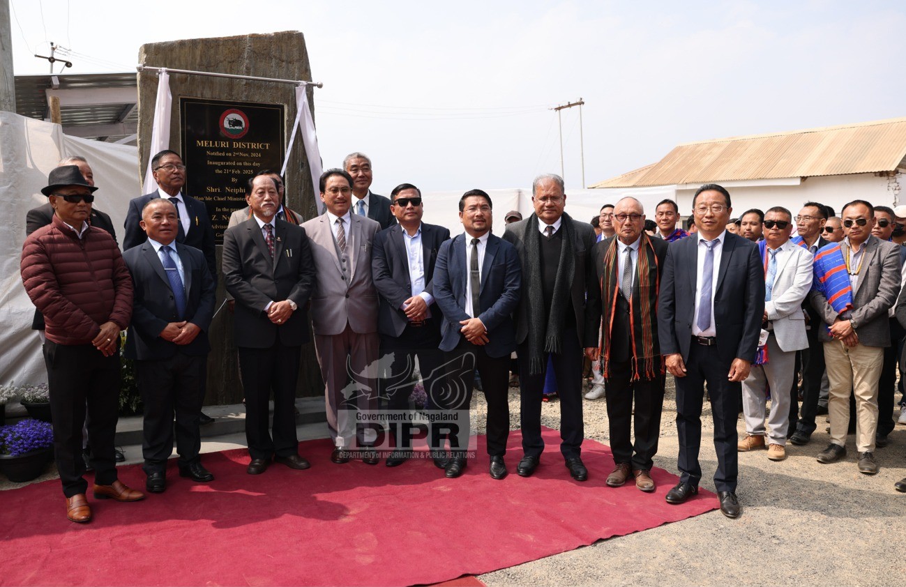 CHIEF MINISTER NEIPHIU RIO INAUGURATES MELURI AS THE 17TH DISTRICT