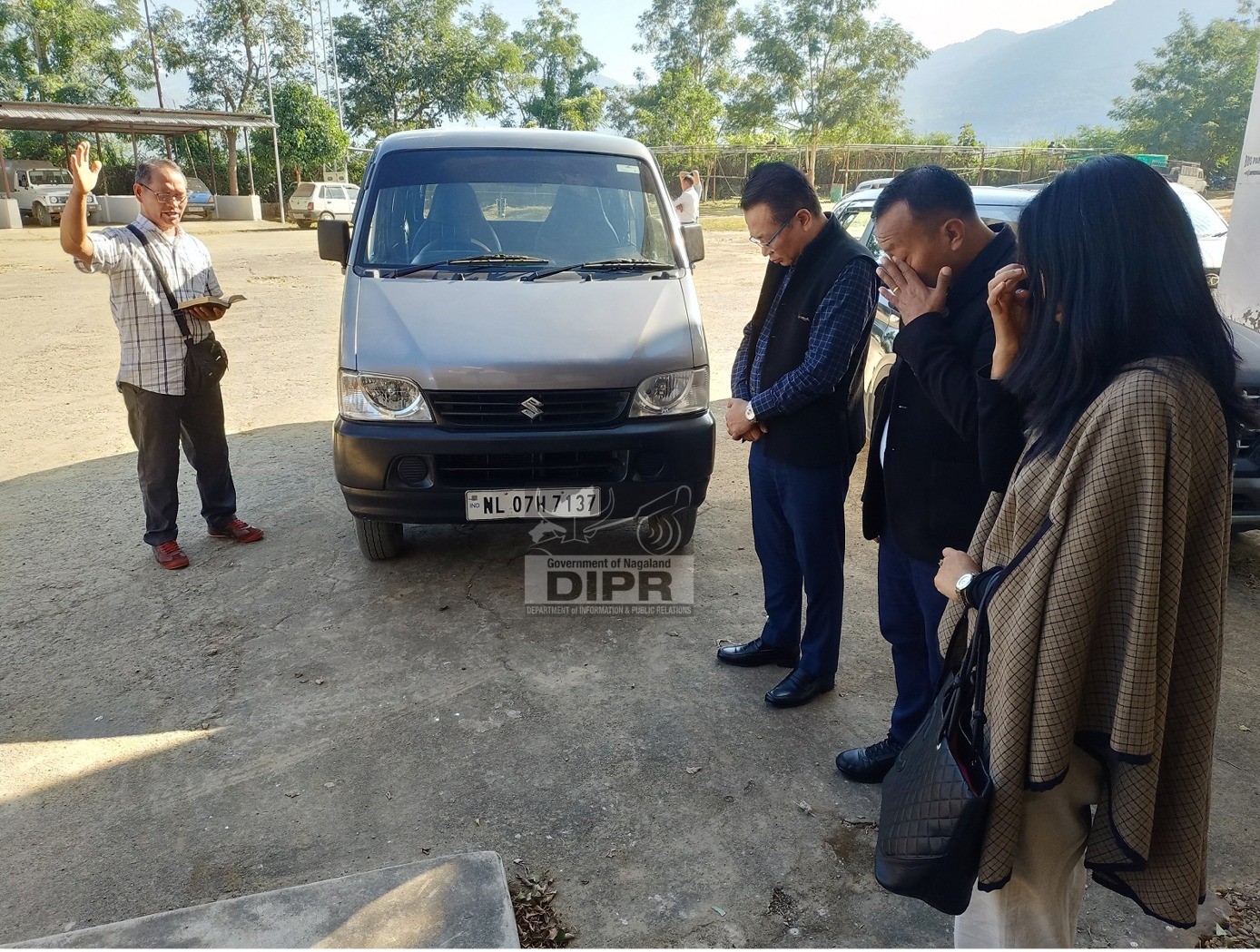 DHEW PEREN RECIEVES VEHICLE TO SUPPORT MISSION SHAKTI ACTIVITIES