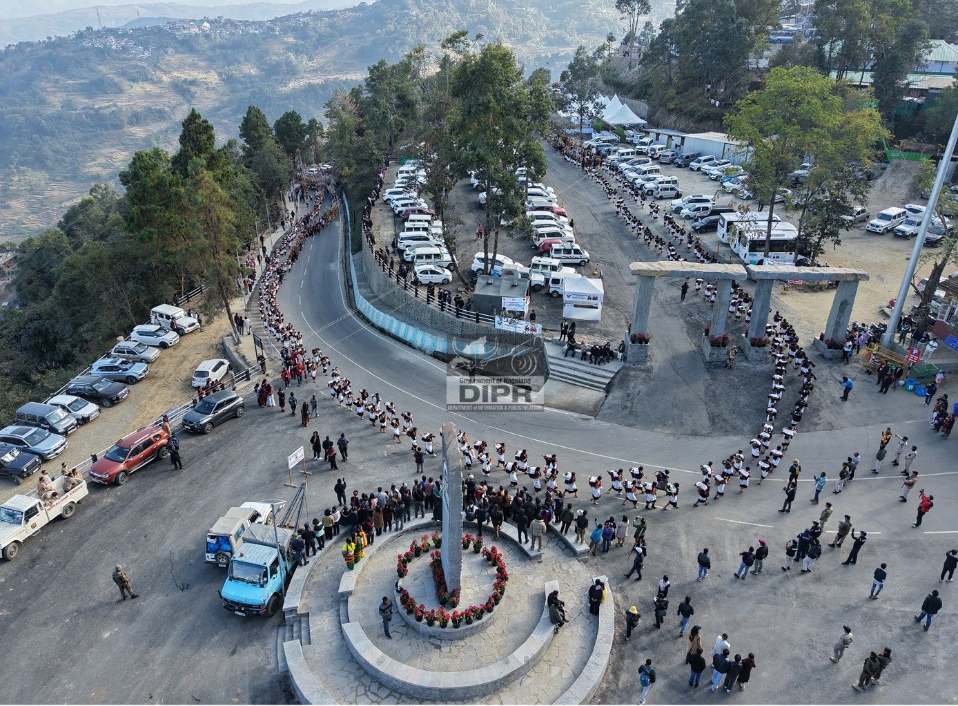 STONE PULLING CEREMONY MARKS 25 YEARS OF HORNBILL FESTIVAL