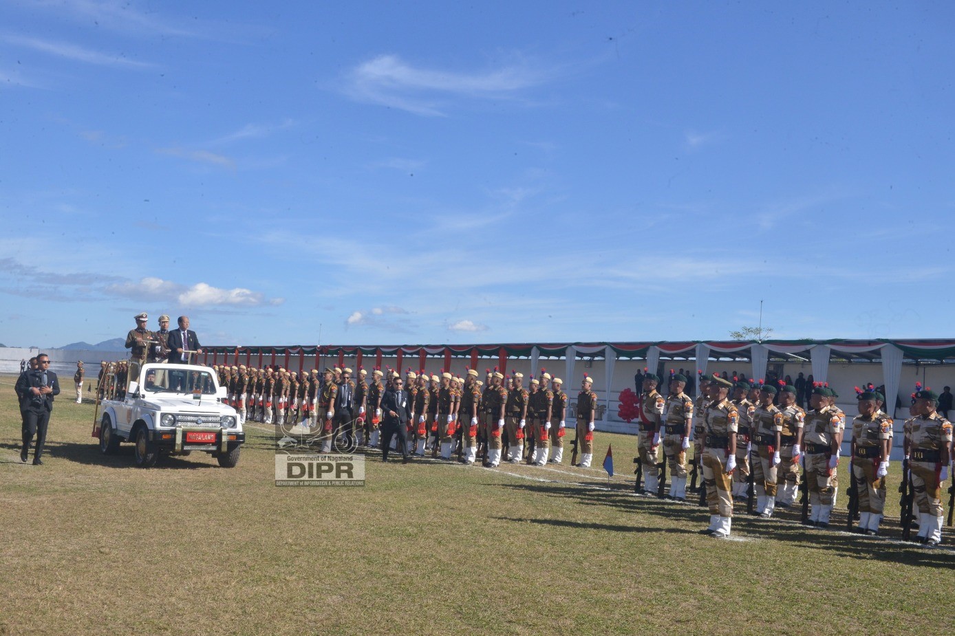 CM NEIPHIU RIO GREETS PEOPLE ON 62ND NAGALAND STATEHOOD DAY