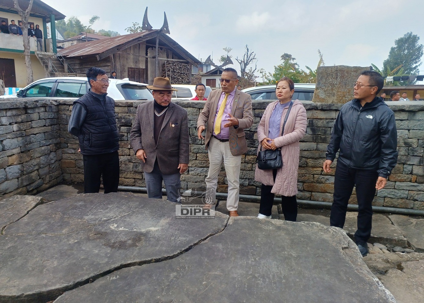 ADVISOR LAND RESOURCES IKUTO ZHIMOMI VISITS TSOTAWO SPIRITUAL STONE SITE, PHEK