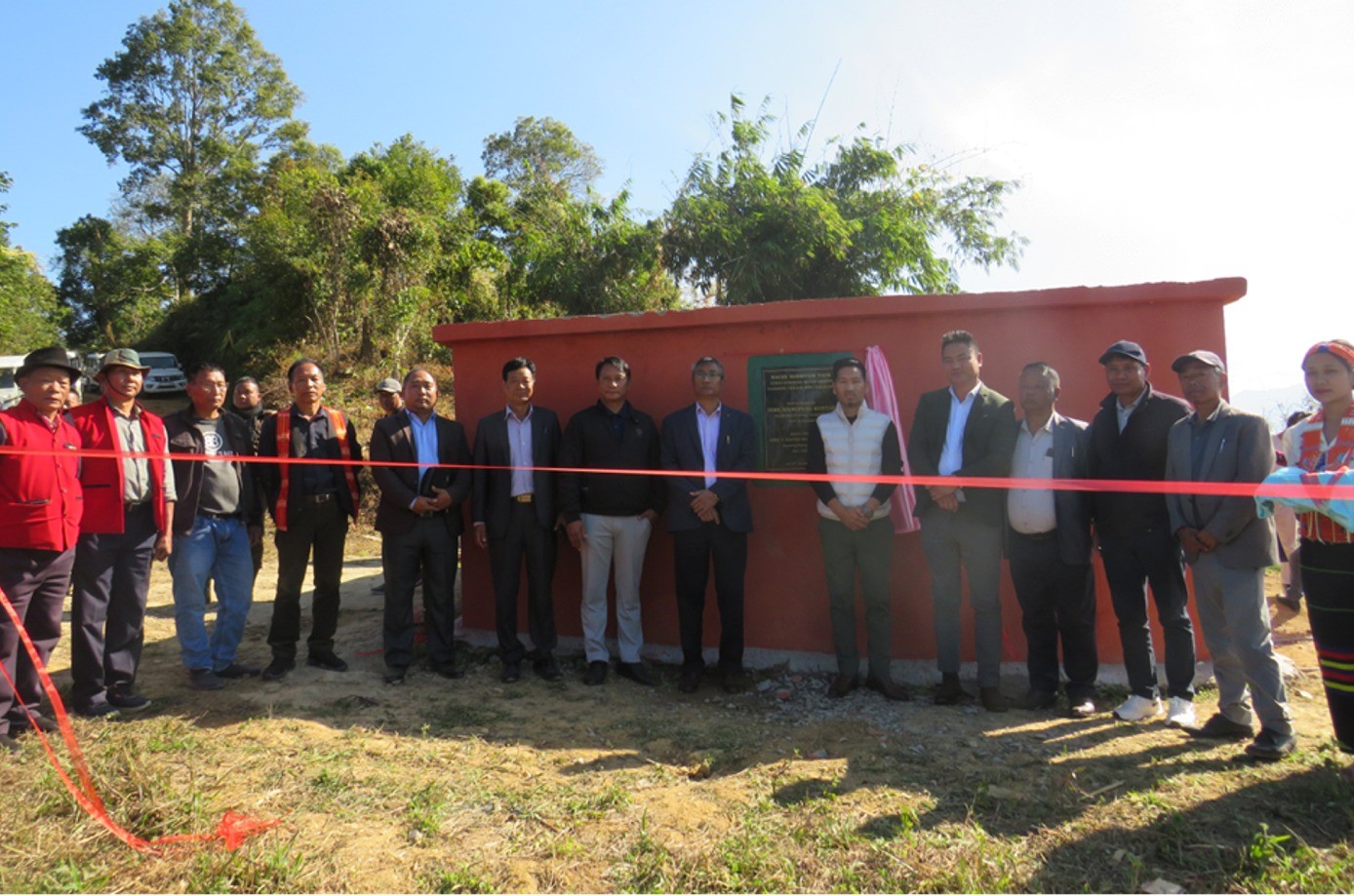 WANGPANG INAUGURATES AWAHO RESERVOIR TANK