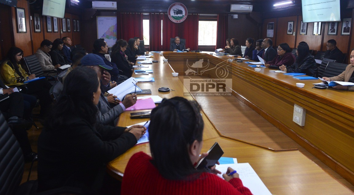 CHIEF SECRETARY HOLDS MEETING TO BOOST AVGC-XR SECTOR AT KOHIMA