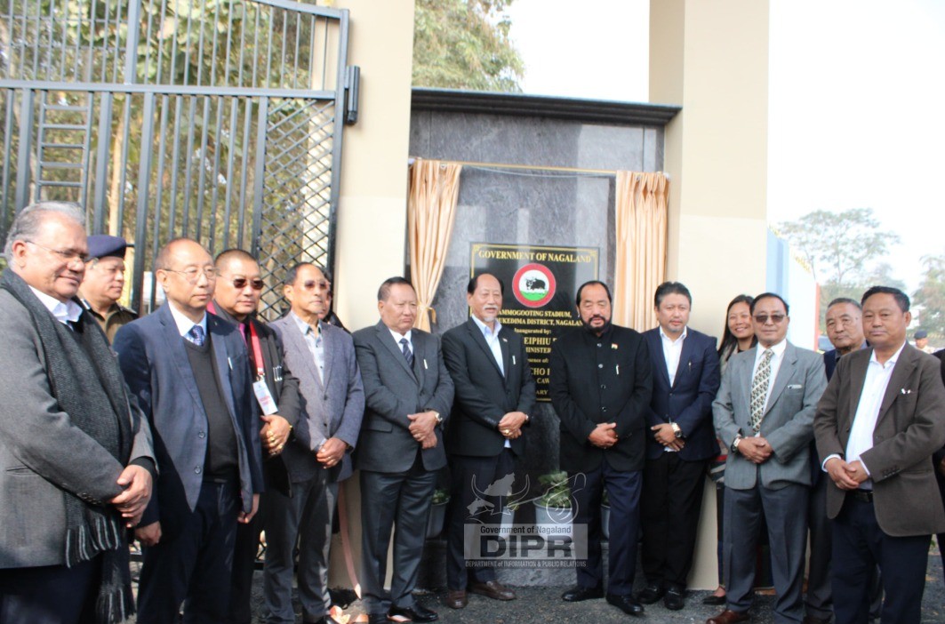 CM INAUGURATED AMMOGOOTING STADIUM AT CHUMOUKEDIMA