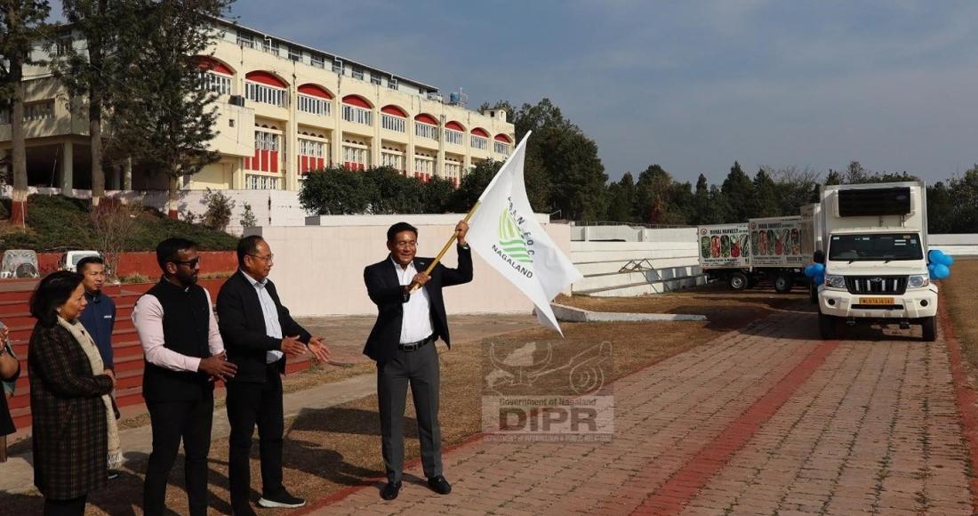 FOCUS-IFAD NAGALAND FLAGGED OF REEFER VANS FOR FARMERS