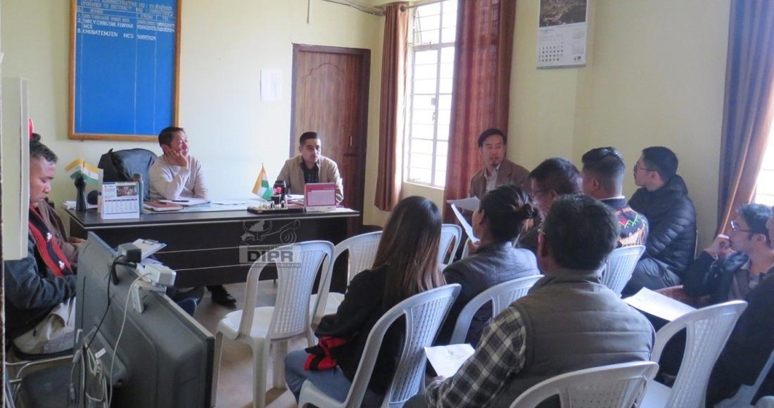 CONSULTATIVE MEETING CHAIRED BY DC SHAMATOR AHEAD OF UNION MINISTER'S VISIT