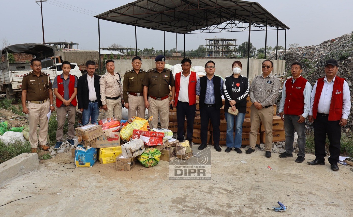 PRE-TRAIL DESTRUCTION OF NARCOTIC DRUGS WAS CARRIED OUT AT DIMAPUR