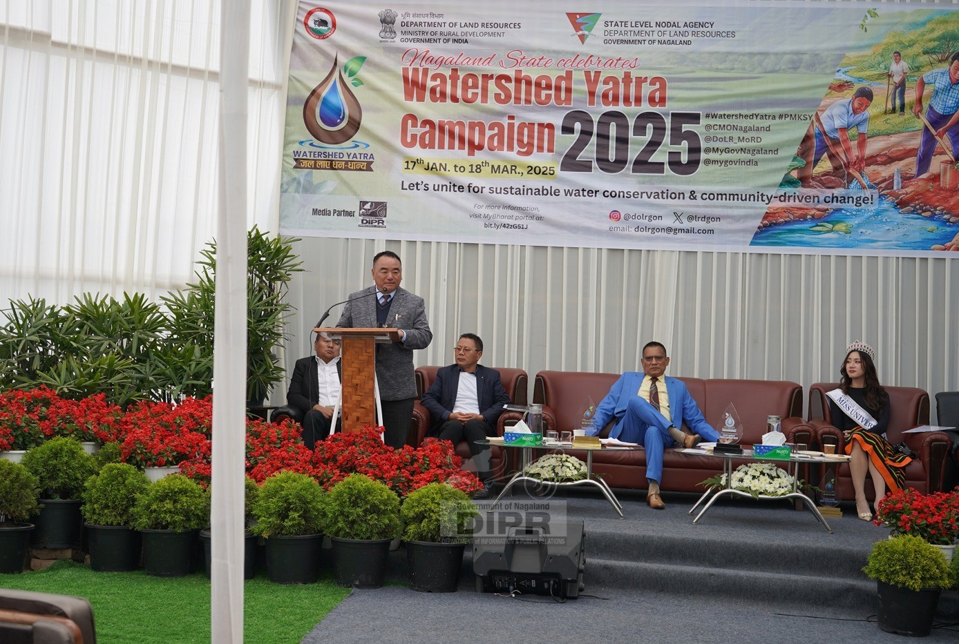 NAGALAND JOINS NATIONWIDE LAUNCH OF WATERSHED YATRA CAMPAIGN