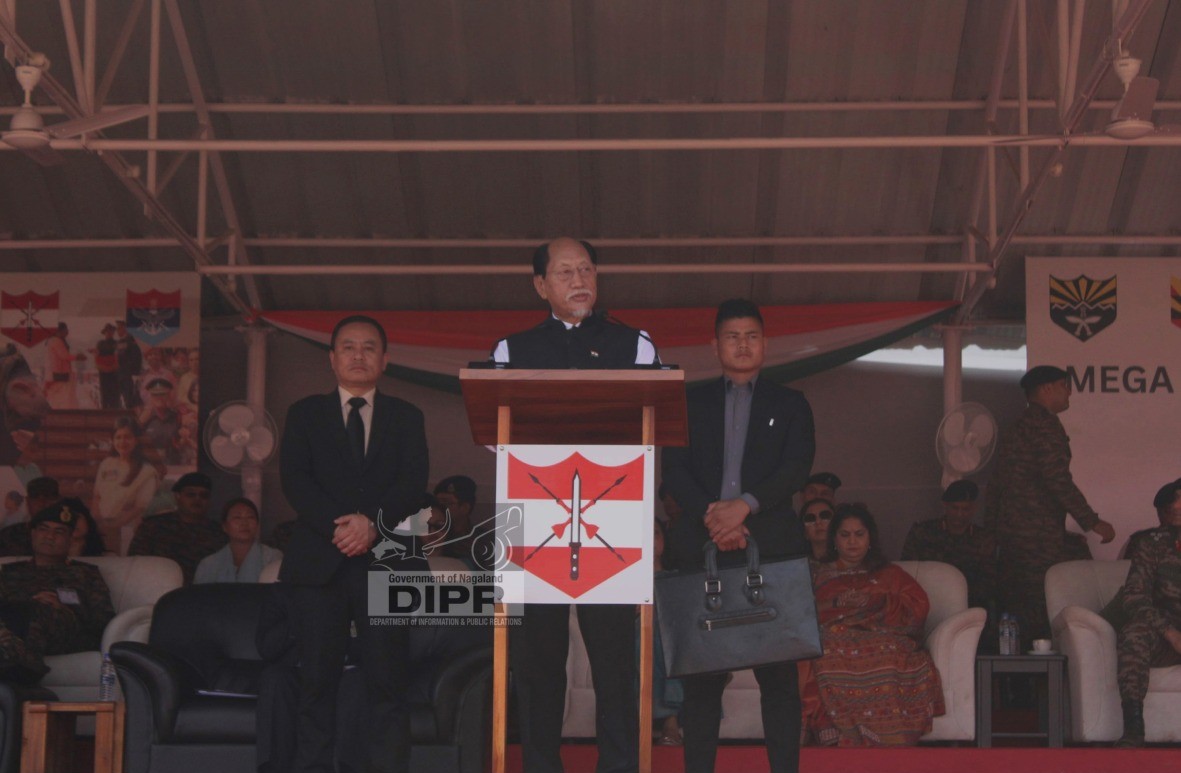 JOINT ARMED FORCES AND ASSAM RIFLES MEGA EX-SERVICEMEN RALLY HELD AT RANGAPAHAR MILITARY STATION