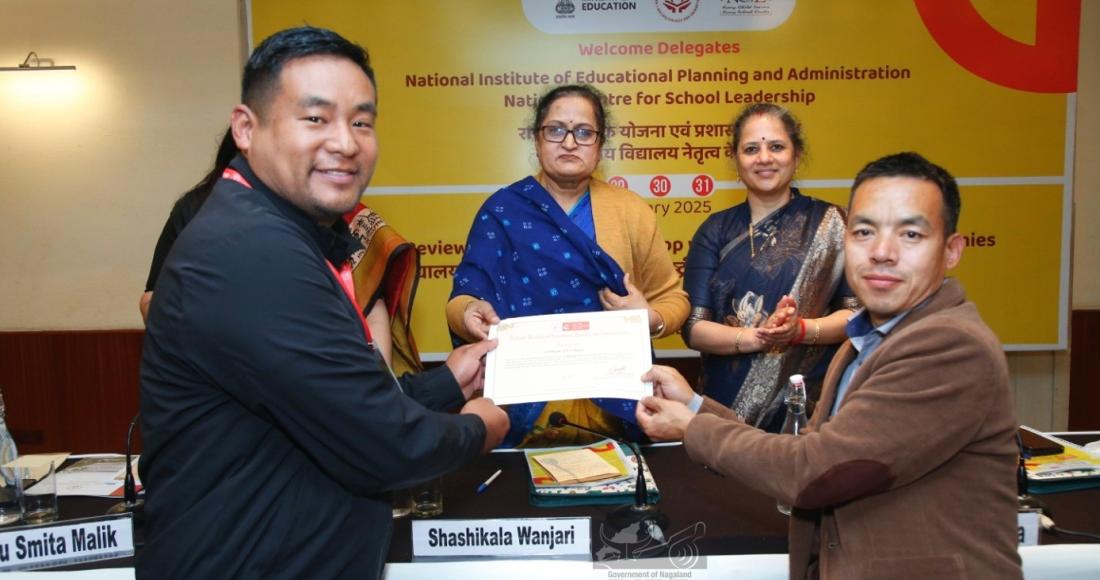 SLA SCERT, NAGALAND GETS CERTIFICATE OF EXCELLENCE FOR 2ND CONSECUTIVE YEAR