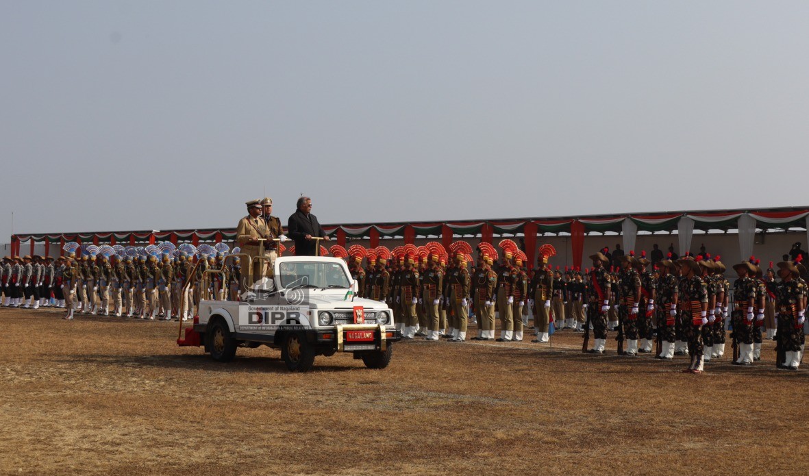 GOVERNOR LA GANESAN ADDRESSES THE STATE ON THE OCCASION OF THE 76th REPUBLIC DAY AT KOHIMA