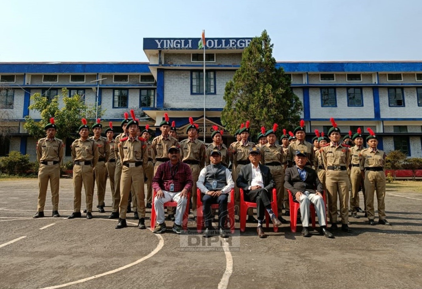 NCC RANK PROMOTION TEST AT YINGLI COLLEGE, LONGLENG ON 6TH MARCH 2025