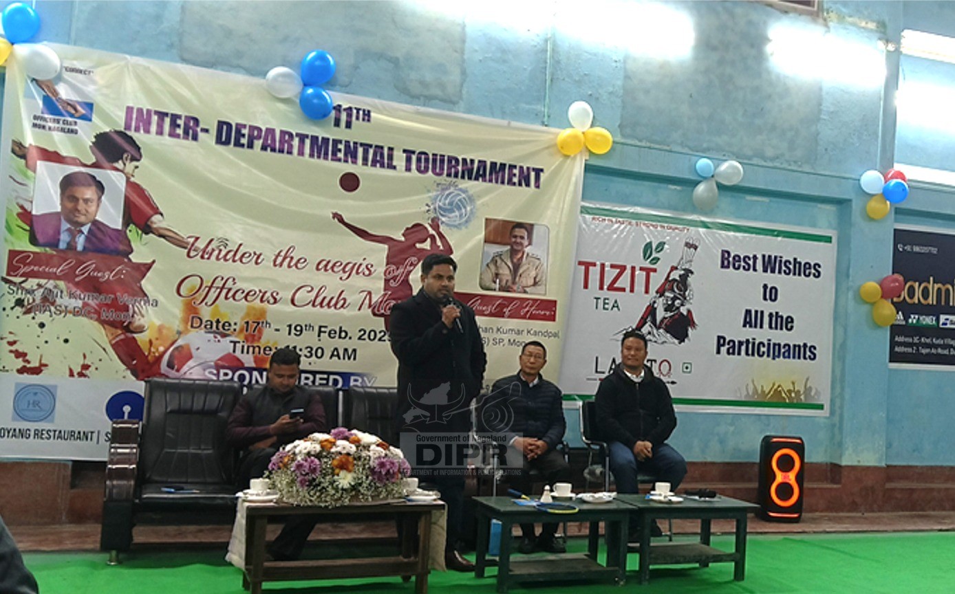 INTER DEPARTMENTAL TOURNAMENT HELD AT MON