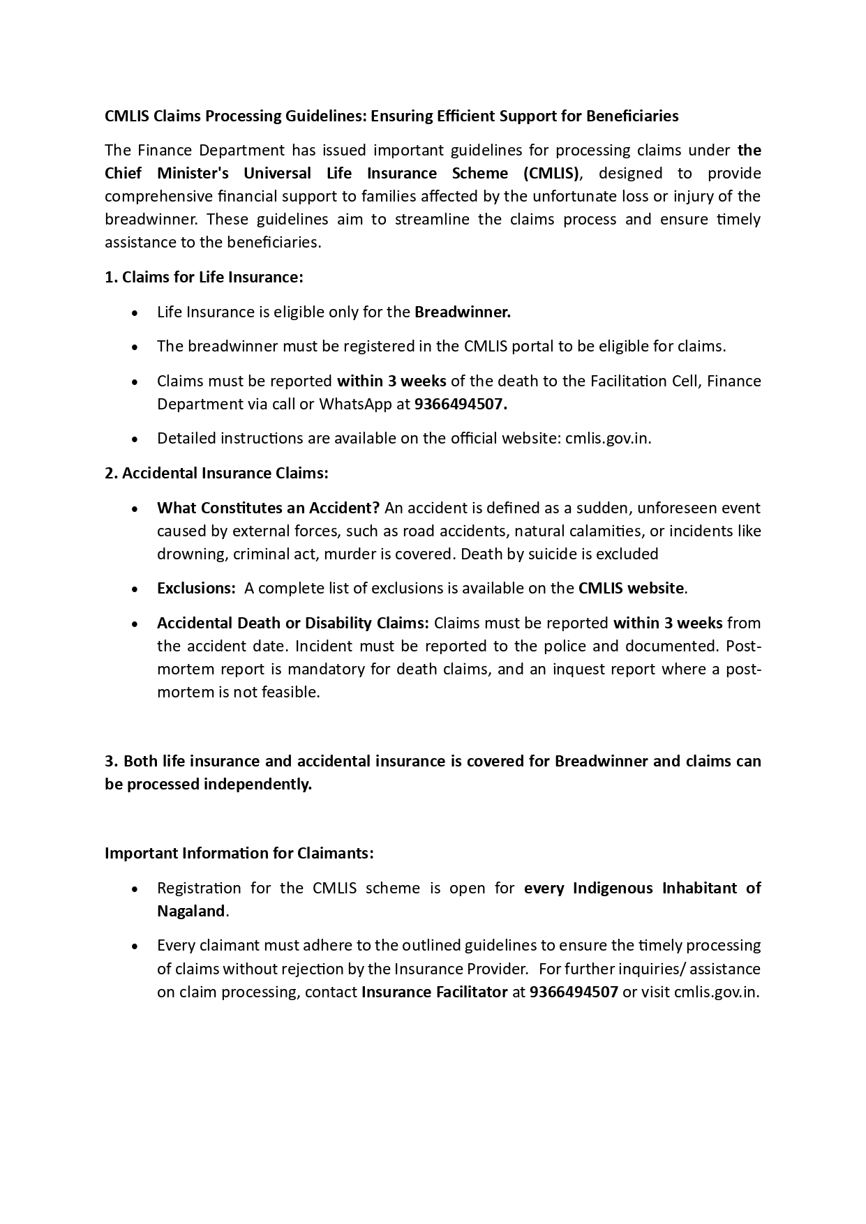 CMLIS: DIPR