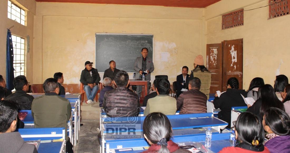 NAGALAND STATE HUMAN RIGHTS COMMISSION CHAIRPERSON, JUSTICE, SONGKHUPCHUNG SERTO VISITS ZUNHEBOTO DISTRICT