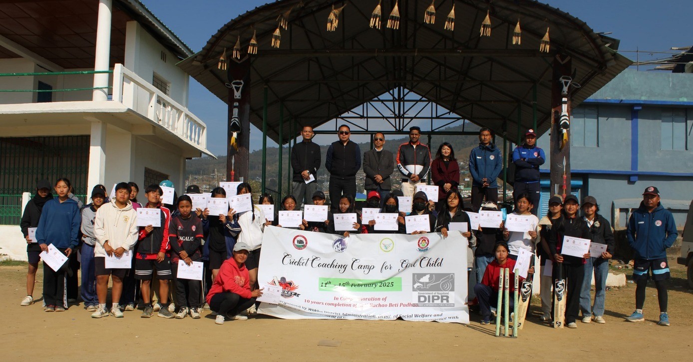 CRICKET COACHING CAMP HELD AT WOKHA