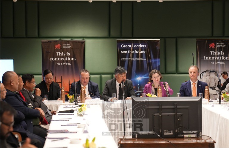ROUNDTABLE BETWEEN NAGALAND AND BRITISH HIGH COMMISSION AND WELSH GOVERNMENT: A PLATFORM FOR GLOBAL COLLABORATION AND ECONOMIC GROWTH