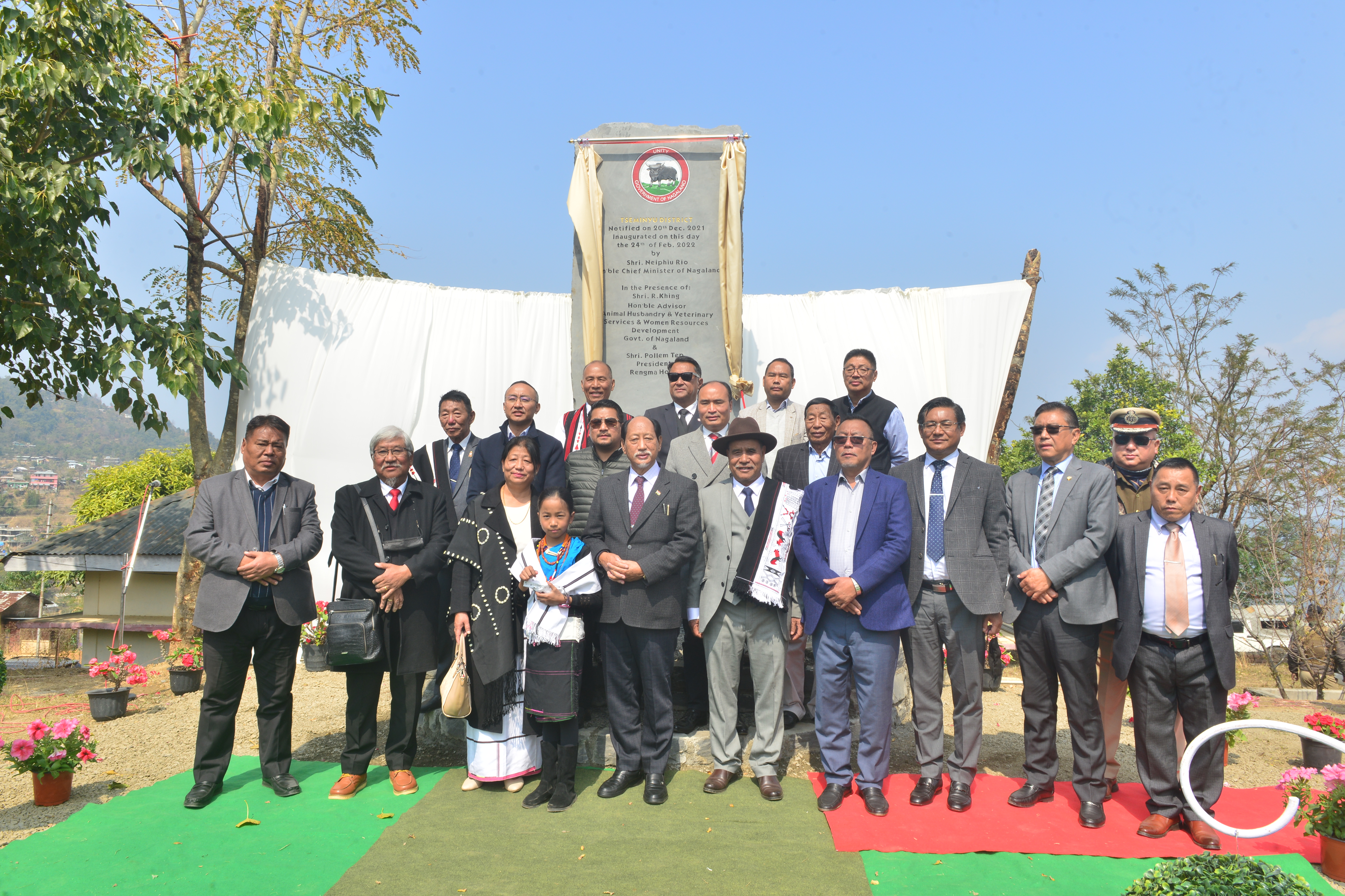 INAUGURATION OF TSEMINYU DISTRICT HEADQUARTER