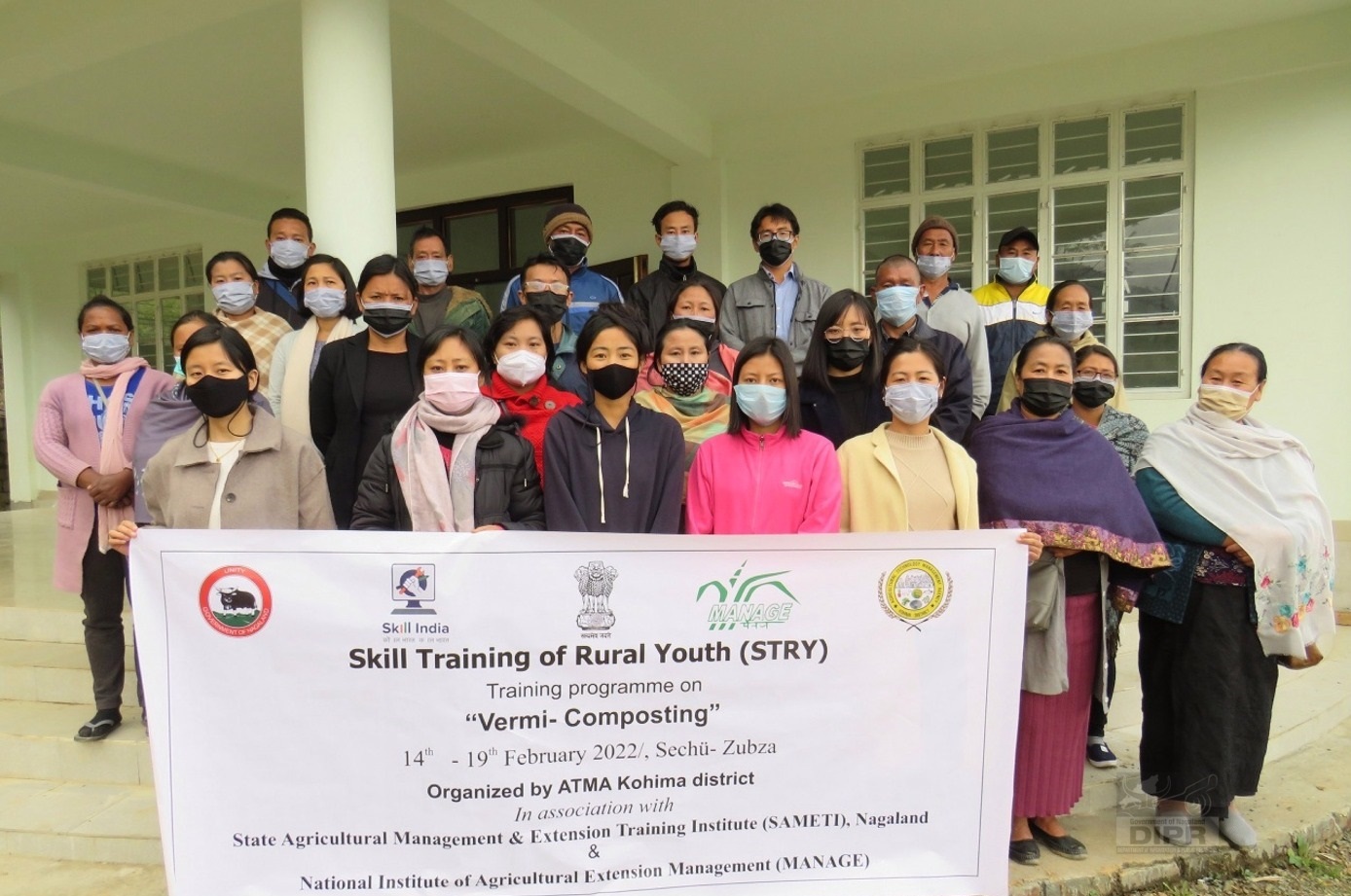 ATMA KOHIMA CONDUCTS SKILL TRAINING FOR RURAL YOUTH