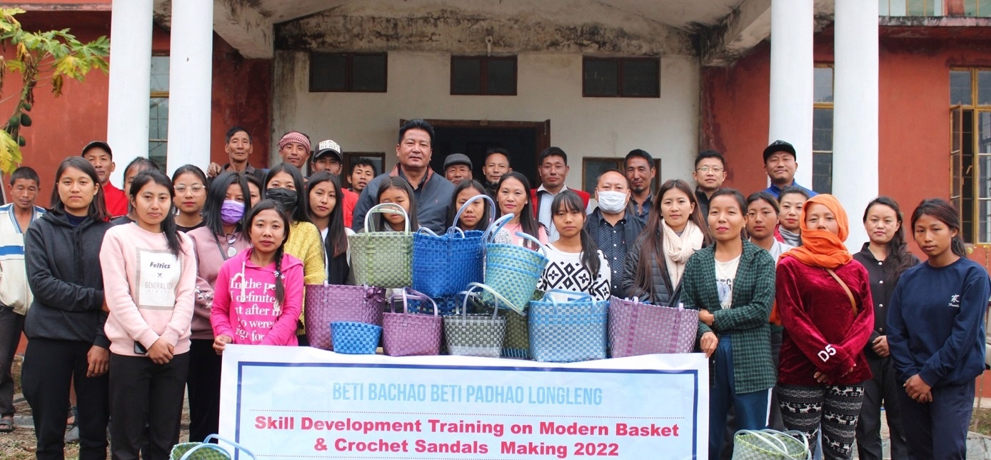 SKILL TRAINING HELD AT SAKSHI BLOCK, LONGLENG