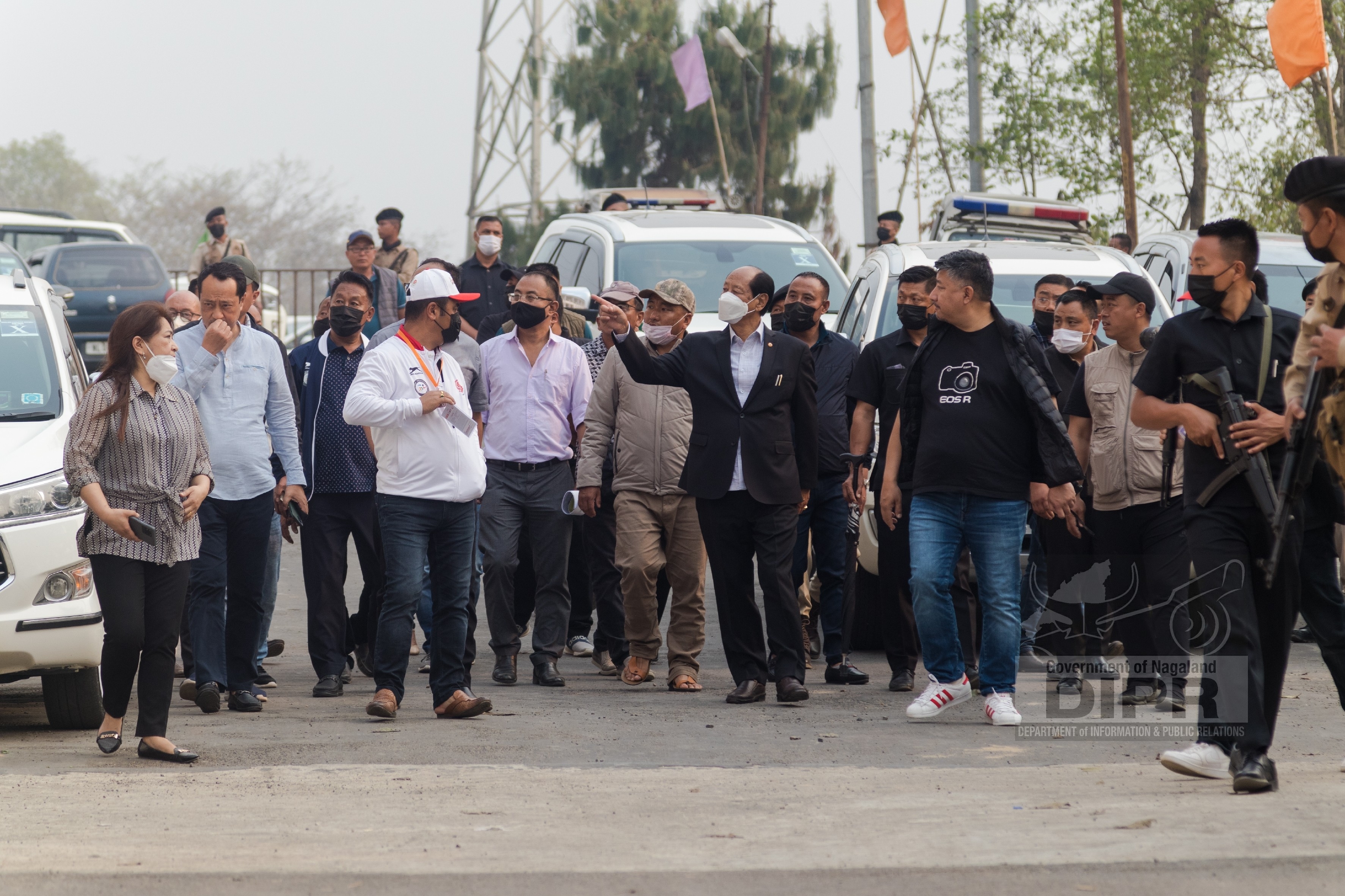 CM NEIPHIU RIO INSPECTS THE NOA OFFICE AND IG STADIUM