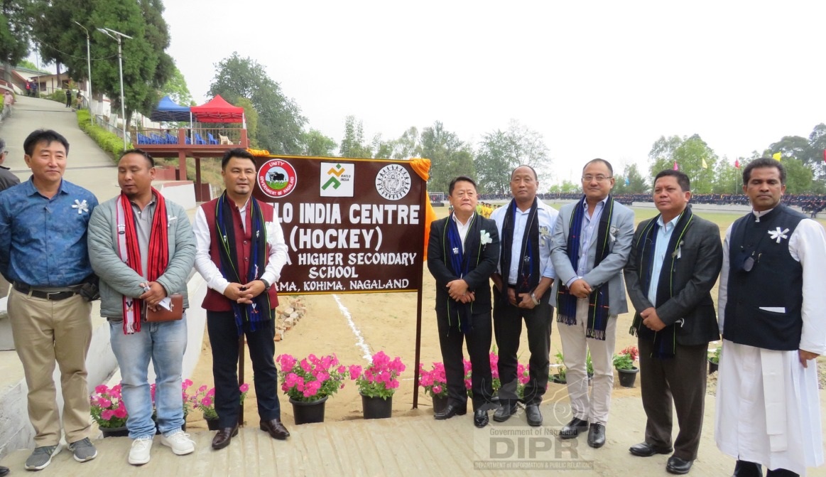  ER. ZALE NEIKHA INAUGURATES HOCKEY KHELO INDIA CENTRE AT JAKHAMA   