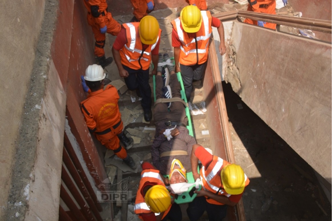 MOCK DRILL ON DISASTER CONDUCTED AT TUENSANG