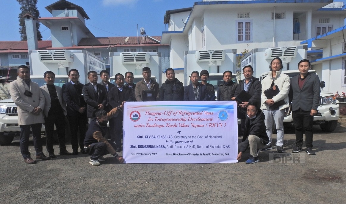 FLAGGING-OFF OF REFRIGERATED VANS UNDER RASHTRIYA KRISHI VIKAS YOJANA (RKVY)