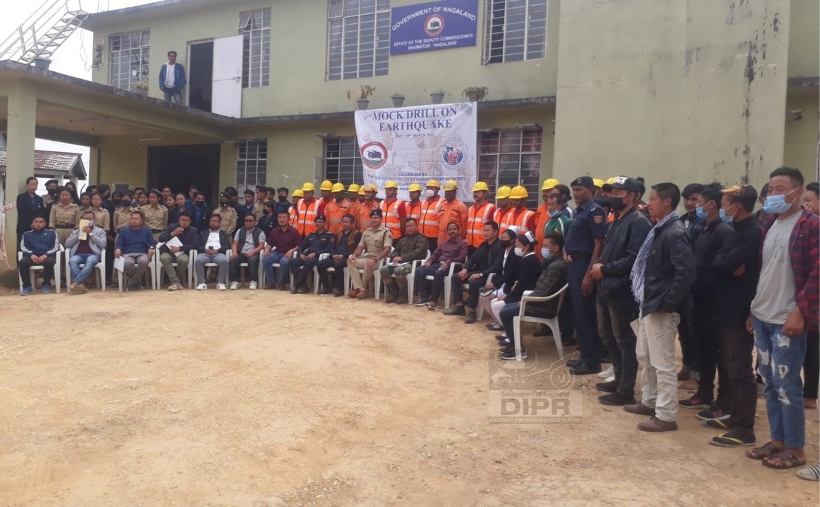 TABLE TOP EARTH QUAKE EXERCISE AND DEMONSTRATION AT SHAMATOR