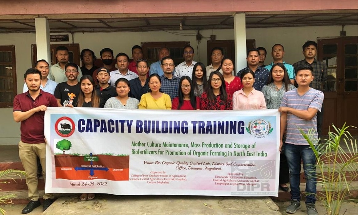 Training at District Soil Conservation office, Dimapur