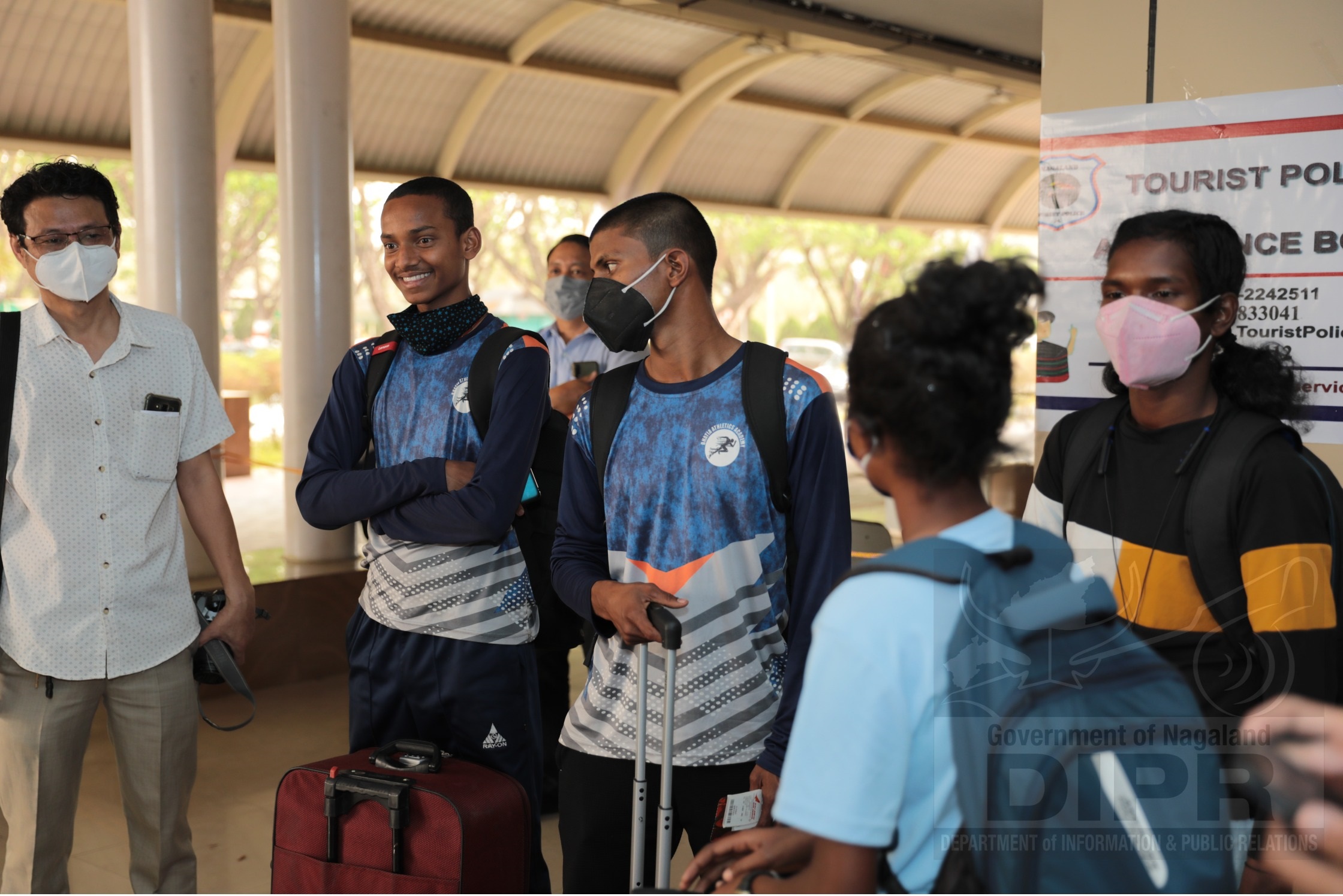 Team Jharkhand arrives in Dimapur for the SACCC and NCCC